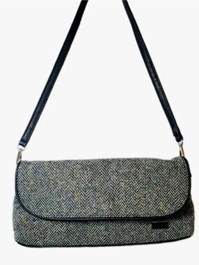 MUCROS WEAVERS PURSE by Muckross House Kilkarney Ireland Wool Gray Shoulder